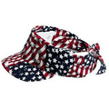 Print Visor/ Kerchief- US Flag